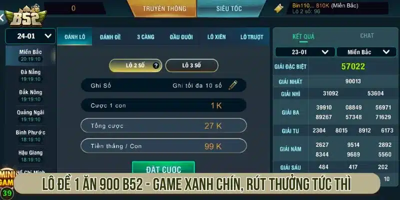 Lô Đề 1 Ăn 900 B52 Là Gì? Luật Chơi Và Cách Tham Gia Lô Đề 1 Ăn 900 B52